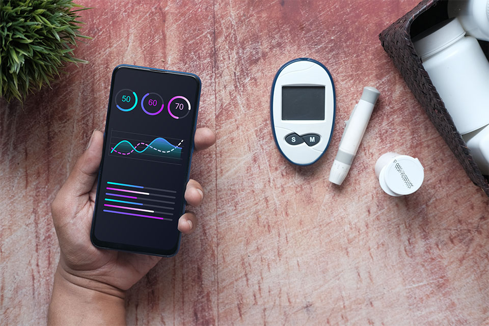 smartphone diabète