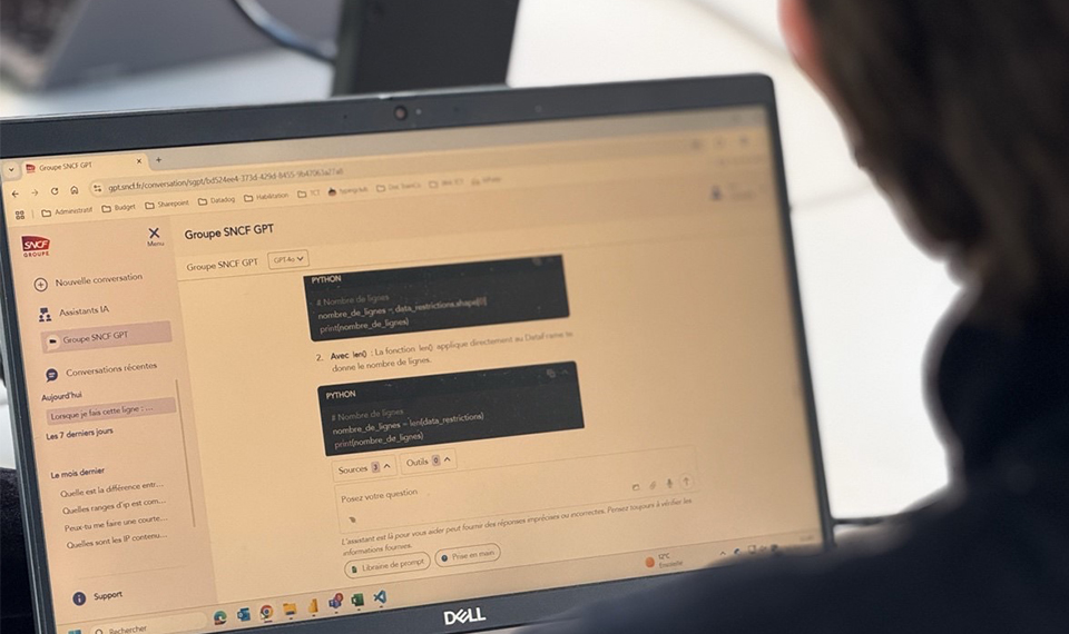 Utilisation du Groupe SNCF GPT