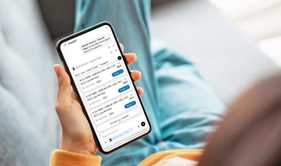 De l’API au MCP : comment SNCF Connect a construit son application dans ChatGPT ? - SNCF NUMÉRIQUE